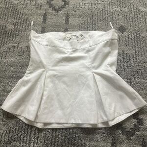 Zara White Crop Top